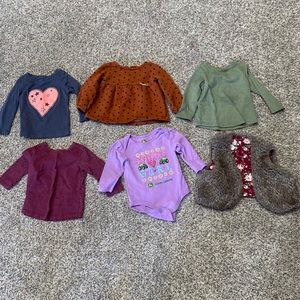 9-12 month girls shirts
